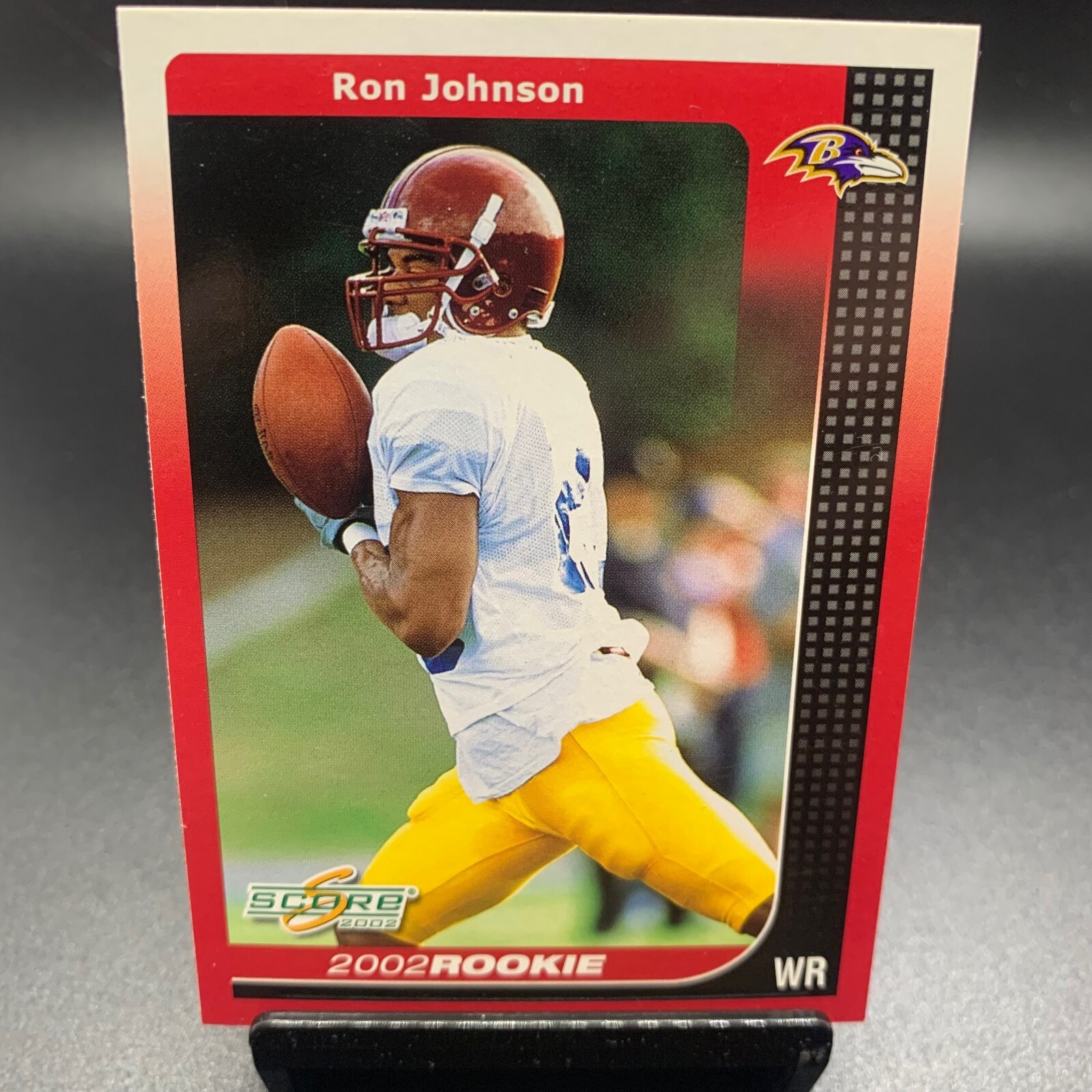 2002 Panini Score Football #279 Ron Johnson Rookie RC Baltimore Ravens