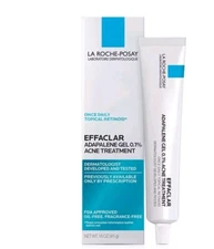 LA ROCHE-POSAY EFFACLAR ADAPALENE GEL 0.1% ACNE Treatment 1.6oz Topical Retinoid