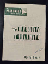 Henry Fonda in The Caine Mutiny Courtmartial 1953 Opera House Chicago Playbill