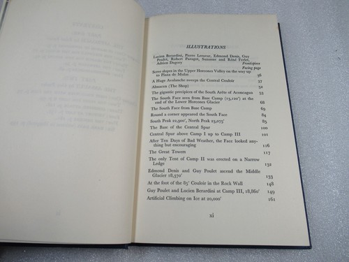 ACONCAGUA South Face - Ferlet & Poulet - 1956 1st ed HB-DJ - Mountaineering - Imagen 9 de 10
