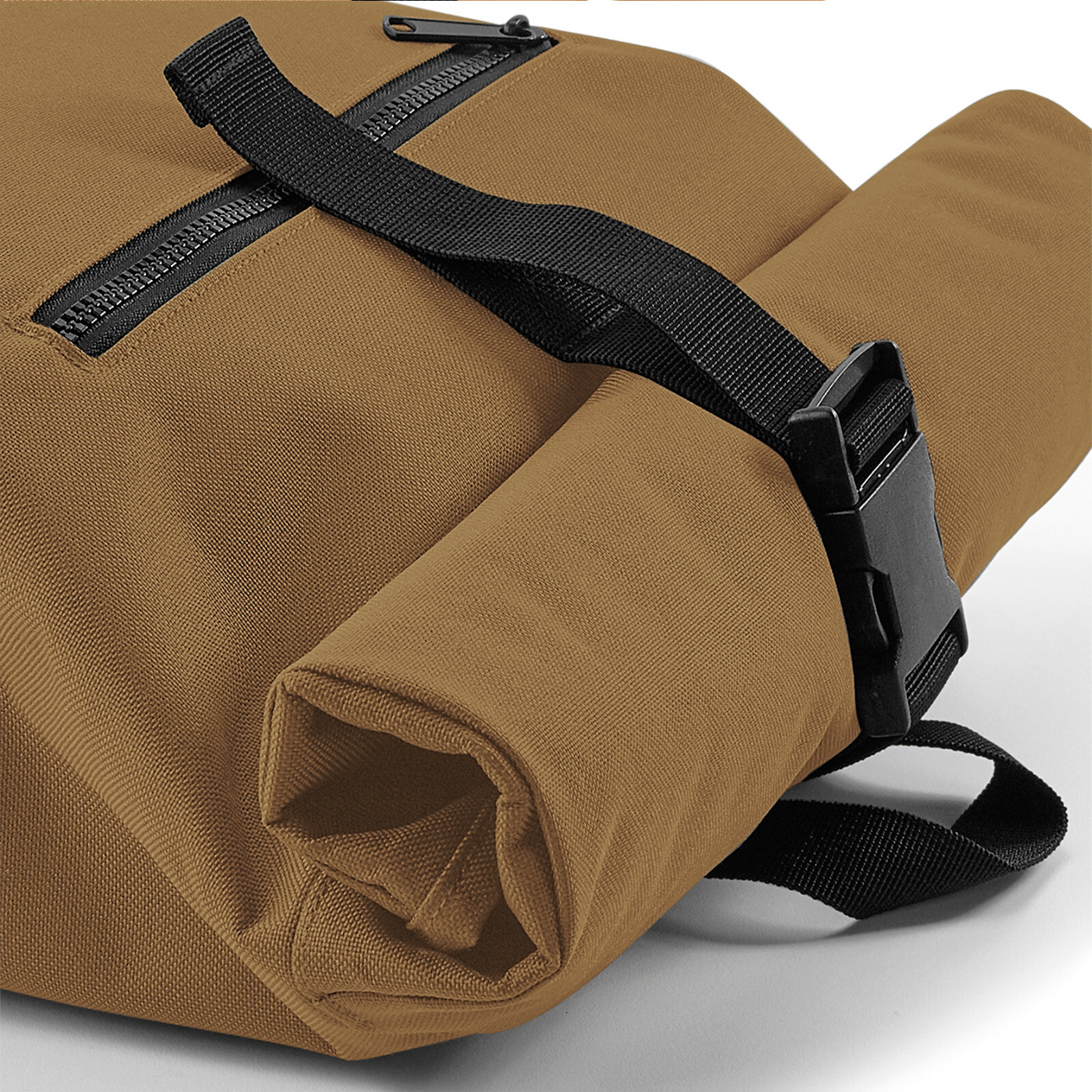 Zaino BagBase BG855 – Roll Top, Porta Laptop, Stile Retrò – Verde Militare
