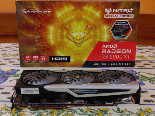 AMD Radeon RX 6900 XT SE Gaming 16GB GDDR6 SAPPHIRE NITRO+ - Foto 1 di 2