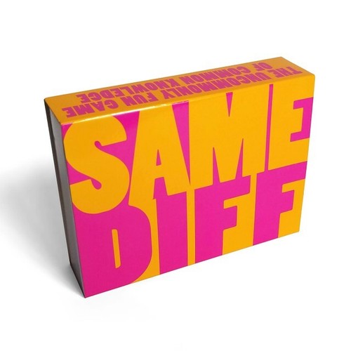 Same DIFF Game Trivia Cards of Similarities and Differences Family Game Night