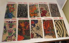 TEMPORARY TATTOO SLEEVES LOT FAKE SLIP ON ARM SLEEVES Temp Tat Costume Sleeve