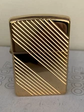 ZIPPO LIGHTER 31 CLASSIC DIAGONAL GOLD PLATE 1994 NEW NEW DISCOUNT