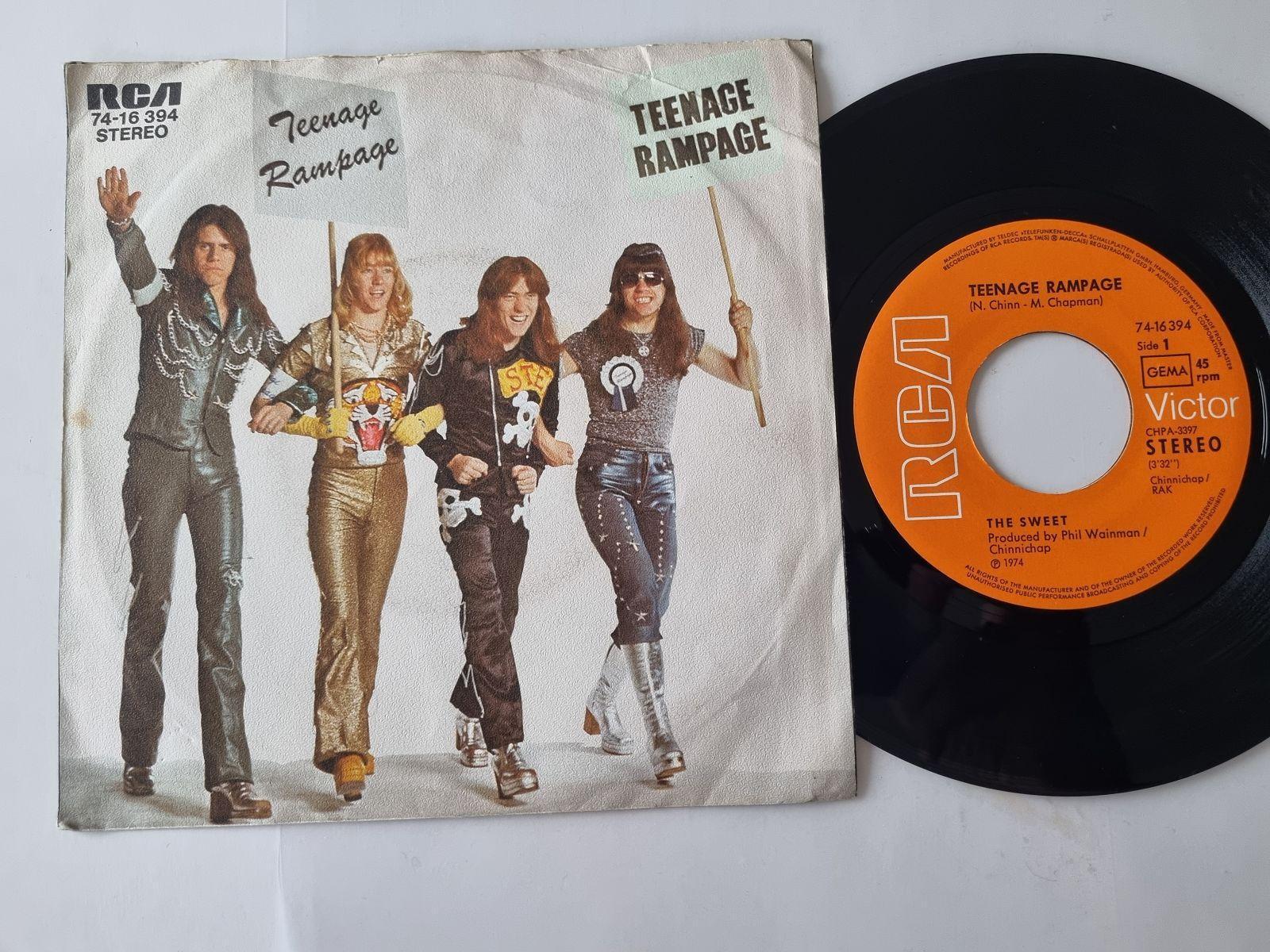 7"" Single The Sweet - Teenage rampage Vinyl Germany