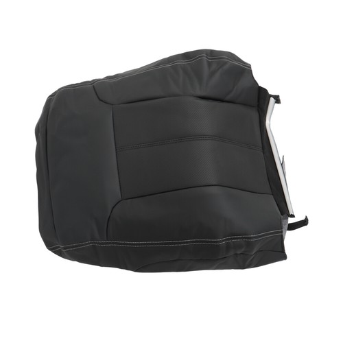 Leather Seat Cover Front Bottom Top Black For 2011-2016 Ford F250 F350 Lariat - Picture 9 of 15
