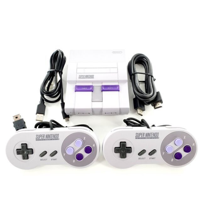 Nintendo Super NES Classic Edition Video Game Console - Gray for sale  online