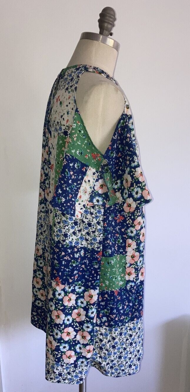 Zara Basic Pretty Floral/Patchwork Print Dress Si… - image 7