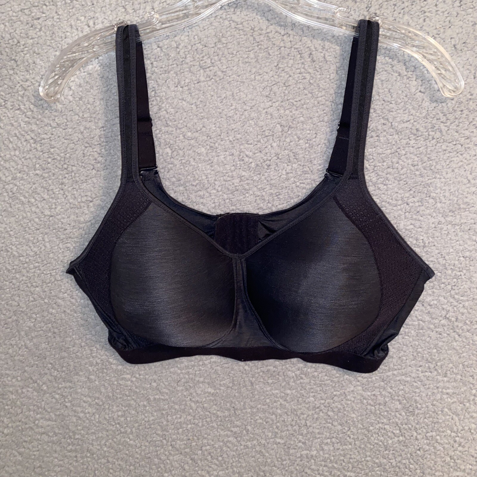 Hanes Ladies Size 3X HCX3 Nylon Wire Free Bra Black eBay