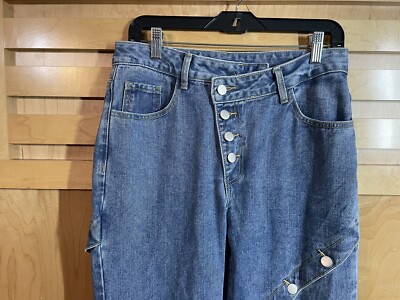 Argue Culture Unisex Denim Spiraling Button High Rise Size 30X32 
