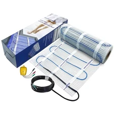 Mat Kit 120v (10-50sqft) Electric Radiant Floor Heating System Tile and Stone