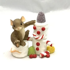 NIB Fitz and Floyd Charming Tails "YOU'RE MY HOLIDAY SWEETHEART" Figurine 98/341