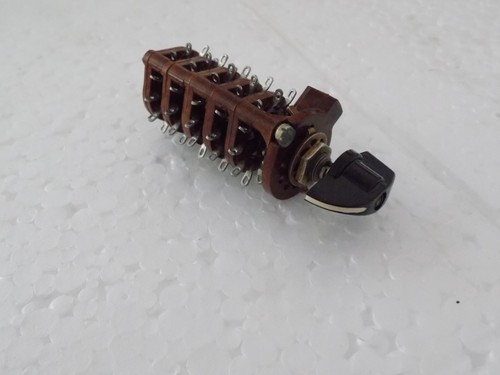 1x 11P5N Military Grade Rotary Switch 5 Deck 5 Pole 11 Pos USSR NOS + Handle - Picture 2 of 7