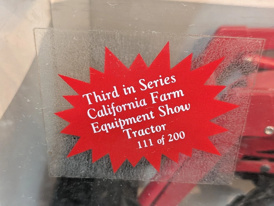 Tractor Ert Case IH C90 1/16 California Farm Equipment Show #111/200 1998 Foto 2 de 4