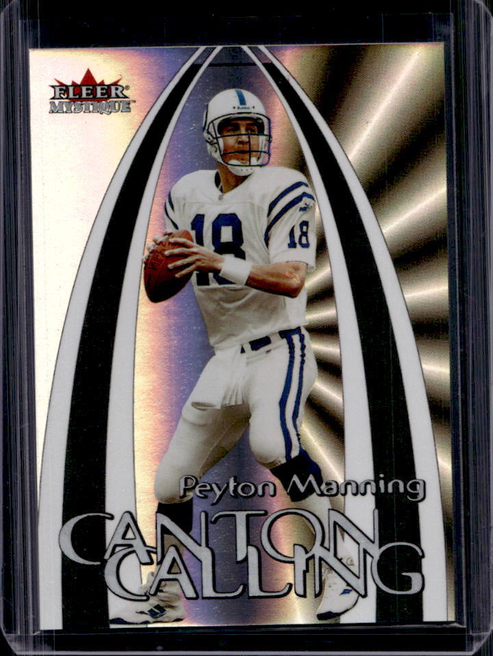 2000 Fleer Mystique Peyton Manning Canton Calling #5/10 CC Colts
