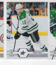 Radek Faksa 19-20 Upper Deck Series 1 Hockey Base #145 Dallas Stars