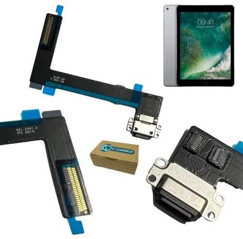 Connettore porta di ricarica batteria ricambio per apple ipad air2 9.7 2014 nero - Photo 1/4