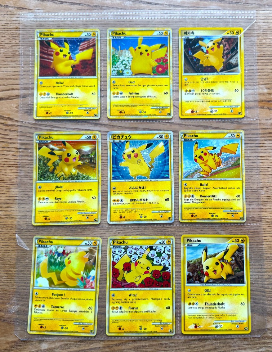 ピカチュウワールドコレクション Pikachu world collection