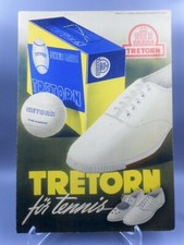 Tretorn für Tennis alter Pappaufsteller von 1939 Schweden