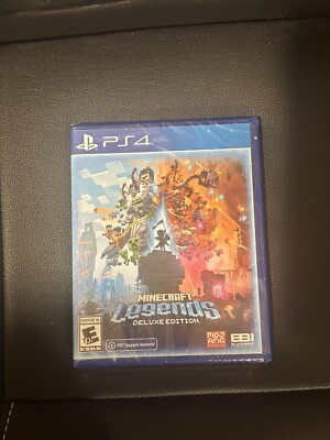 Minecraft Legends Deluxe Edition (Sony Playstation 4, PS4, 2023) NEW, SEALED