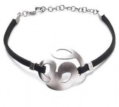 BRACCIALE BREIL TRIBE Donna in acciaio satinato e pelle ref