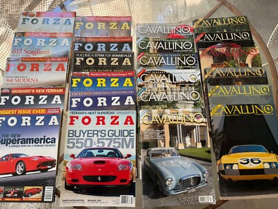Lot 23 Ferrari Magazines Cavallino Forza VG Cond Look!!!