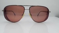 Vintage Safilo Silver Gray Pilot Italy Sunglasses FRAMES ONLY