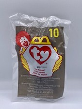 1998 McDonalds Happy Meal Toy TY Teenie Beanie Babies 10 ZIP THE CAT Plush