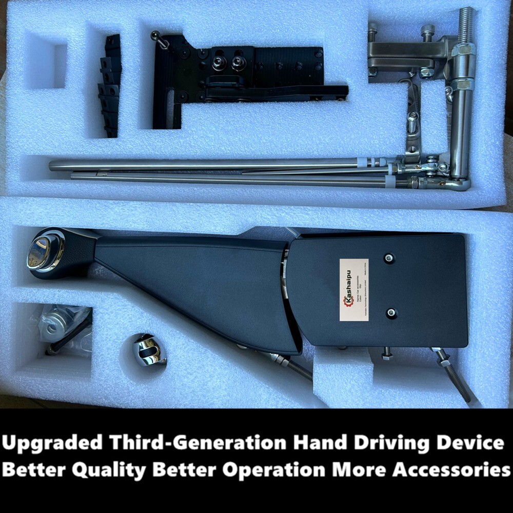 Hand Controls Driving Car Feet Disabled Handicap Aid Equipment Hand