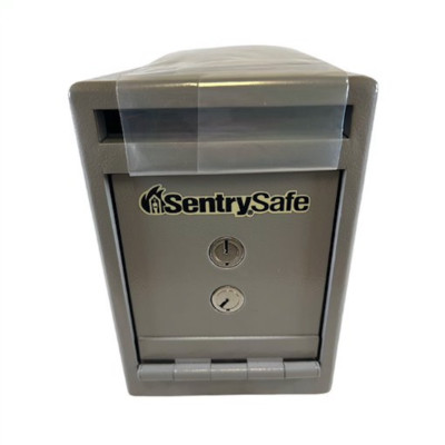 Sentry Safe UC-025K 20 Lb 0.25 cu ft Capacity Gray Cash Depository Safe