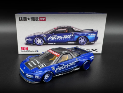 Kaido House x Mini GT 1:64 Honda NSX Evasive V2 Blue Diecast Model