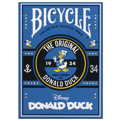 Bicycle Donald Duck Playing Cards Deck Disney Original Poker Size Blue 10043111 - Bild 2 von 9