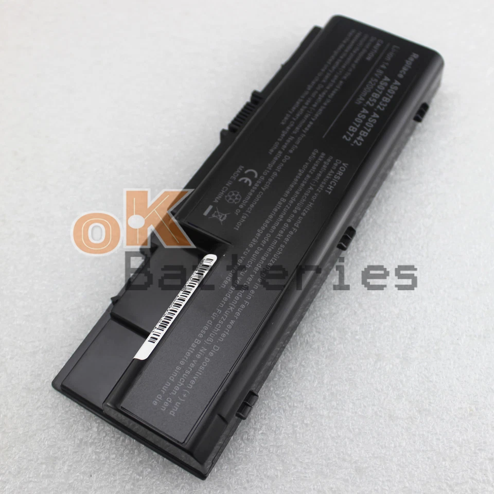 Batería de 8 celdas para Acer AS07B31 AS07B51 AS07B72 934T2180F AS07B42 LC.BTP00.014 Foto 2 de 4