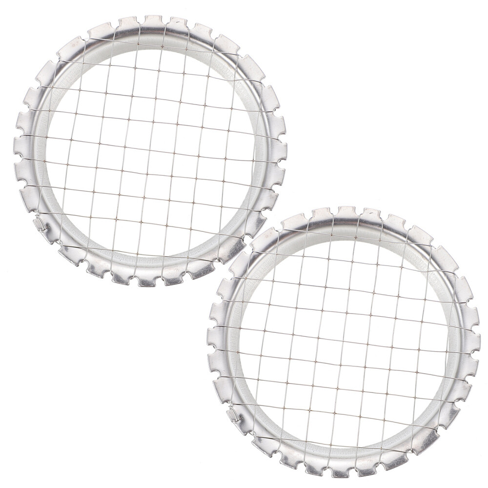 2Pcs Stainless Steel Cutter French Fry Waffles Fruit Peeler Fruit Cube Chips Egg