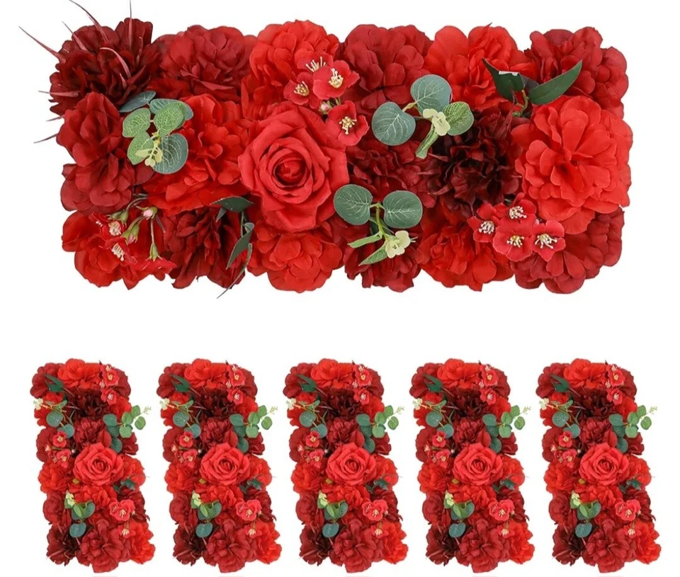 Свадебная арка искусственные цветы - упаковка из 6 реалистичных шелковых роз на все случаи жизни - Изображение 4 из 4