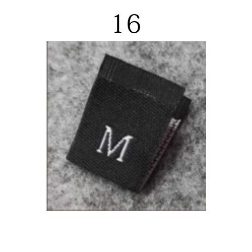 100pcs Clothing Size Label Tags XS S M L XL 2XL 3XL 4XL Black Text White Garment - Picture 28 of 36