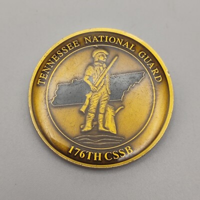 Tennessee National Guard 176th Cssb Challenge Coin