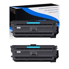 2PK Cyan CF361A Toner Cartridge for HP 508A LaserJet MFP M577dn M577f M577z
