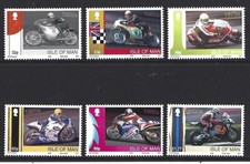 ISLE OF MAN 2009  MOTOBIKES  SET OF 6 UNMOUNTED MINT, MNH