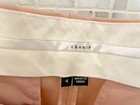 THEORY Womens Peach Testra 2B Wool Blend Suit Dress Pants Size 4 ankle EUC — photo 2