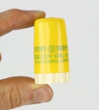 Vintage Cities Service Gas Pump Plastic Salt Shaker Paulding, Ohio Gillen Oil Co
