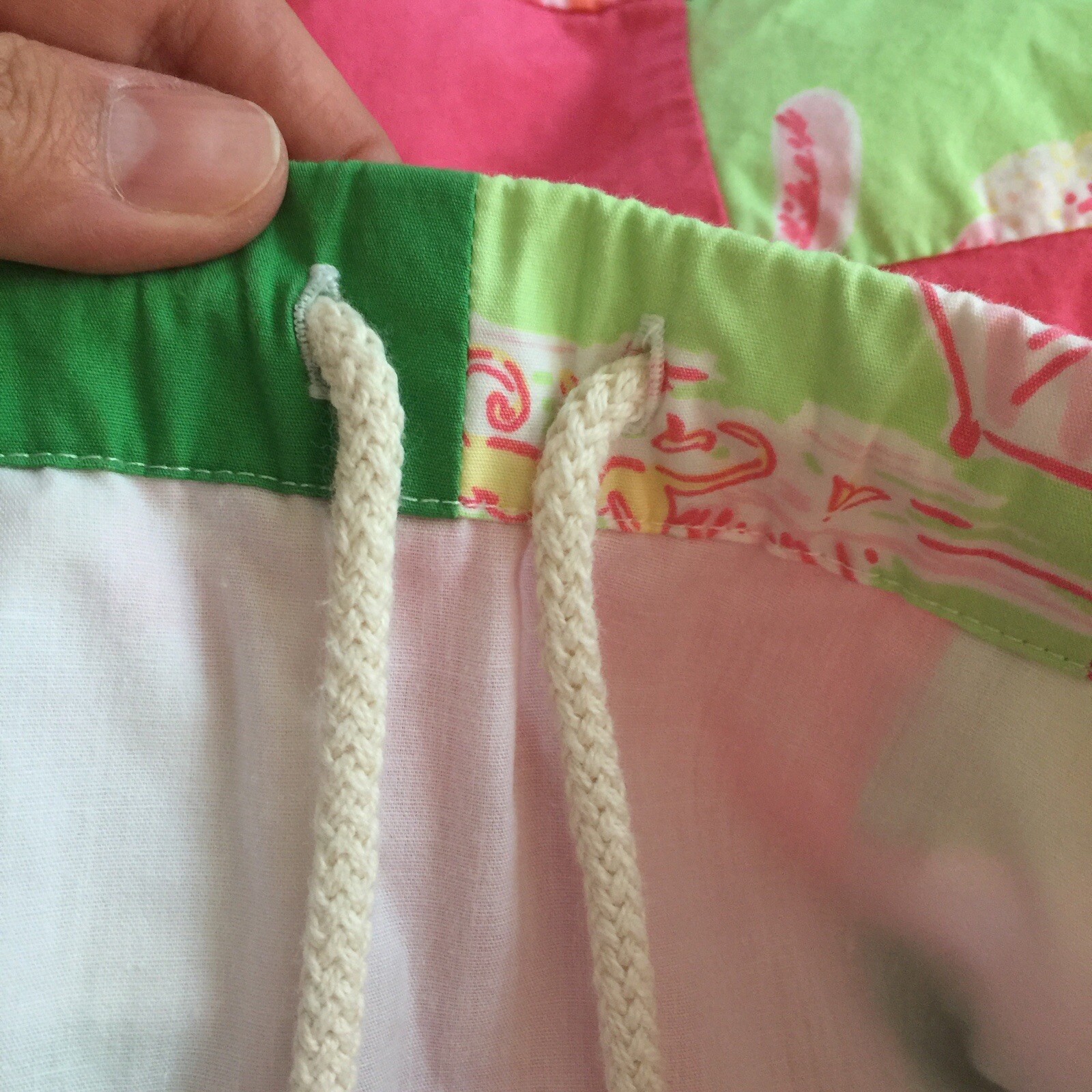 Lilly Pulitzer Patchwork Skirt Lined Multicolor -… - image 6