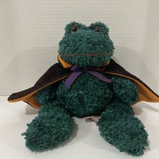 Russ Dracula Frog Halloween Plush Stuffed Animal Vintage 1980 s Rare 10