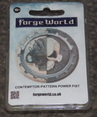 Forge World Contemptor Power Fist - Upgrade Warhammer 40k Space Marines, Nuovo In Scatola