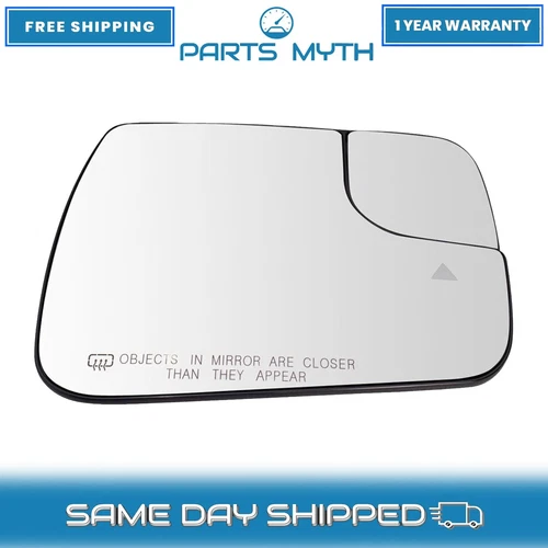 Exterior Mirror Glass Heated Blind Spot Passenger Side For 2019-2021 Ram 1500