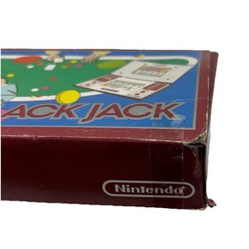 Vintage 1985 NINTENDO GAME & WATCH Black Jack Multi Screen Handheld BJ-60 w/Box