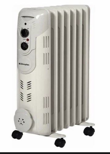 Dimplex Oil Filled Column Radiator DEOC20 2KW White Portable Column Radiator