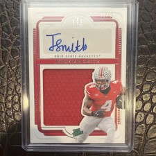 2025 National Treasures Collegiate Jeremiah Smith RPA Patch Auto /99 Ohio State