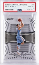 2015 PANINI CLEAR VISION #99 NIKOLA JOKIC ROOKIE RC PSA 10